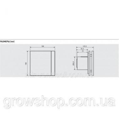 Вентилятор Silent 100 cz Design Svarovski